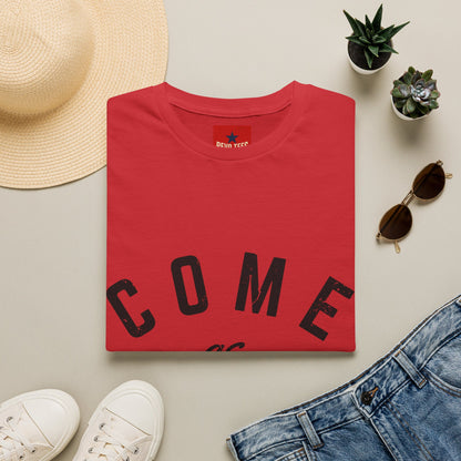 Come As You Are T-Shirt — Casual Vintage Lettering Tee