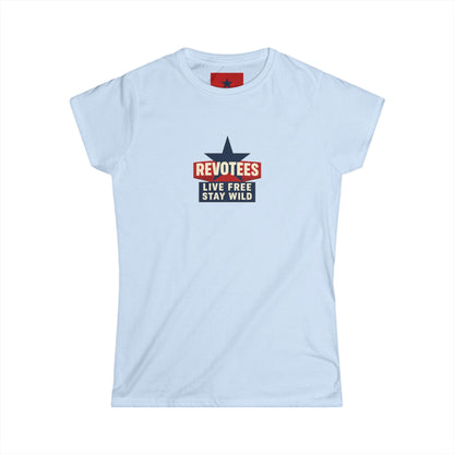 Revotees 'Live Free Stay Wild' Women's Tee