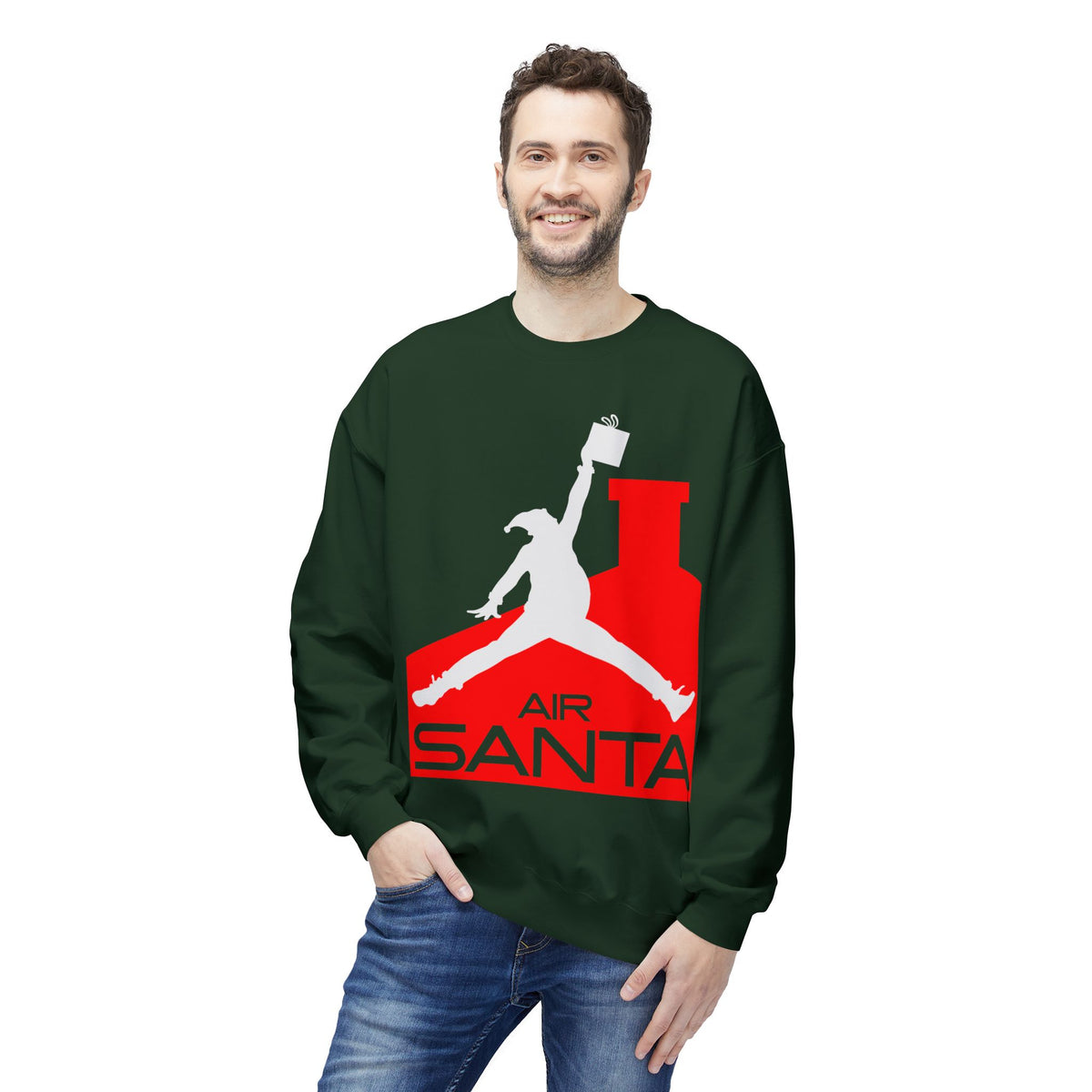 'Air Santa' Holiday Jump Logo Christmas Sweater