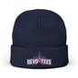 Embroidered 'Revotees' Star Knit Beanie — Patriotic Winter Hat