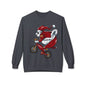 Santa Bear BMX Sweatshirt — Funny Christmas Cycling Holiday Crewneck