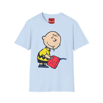Banksy Novelty Cartoon Graphic T-Shirt — Naughty Charlie