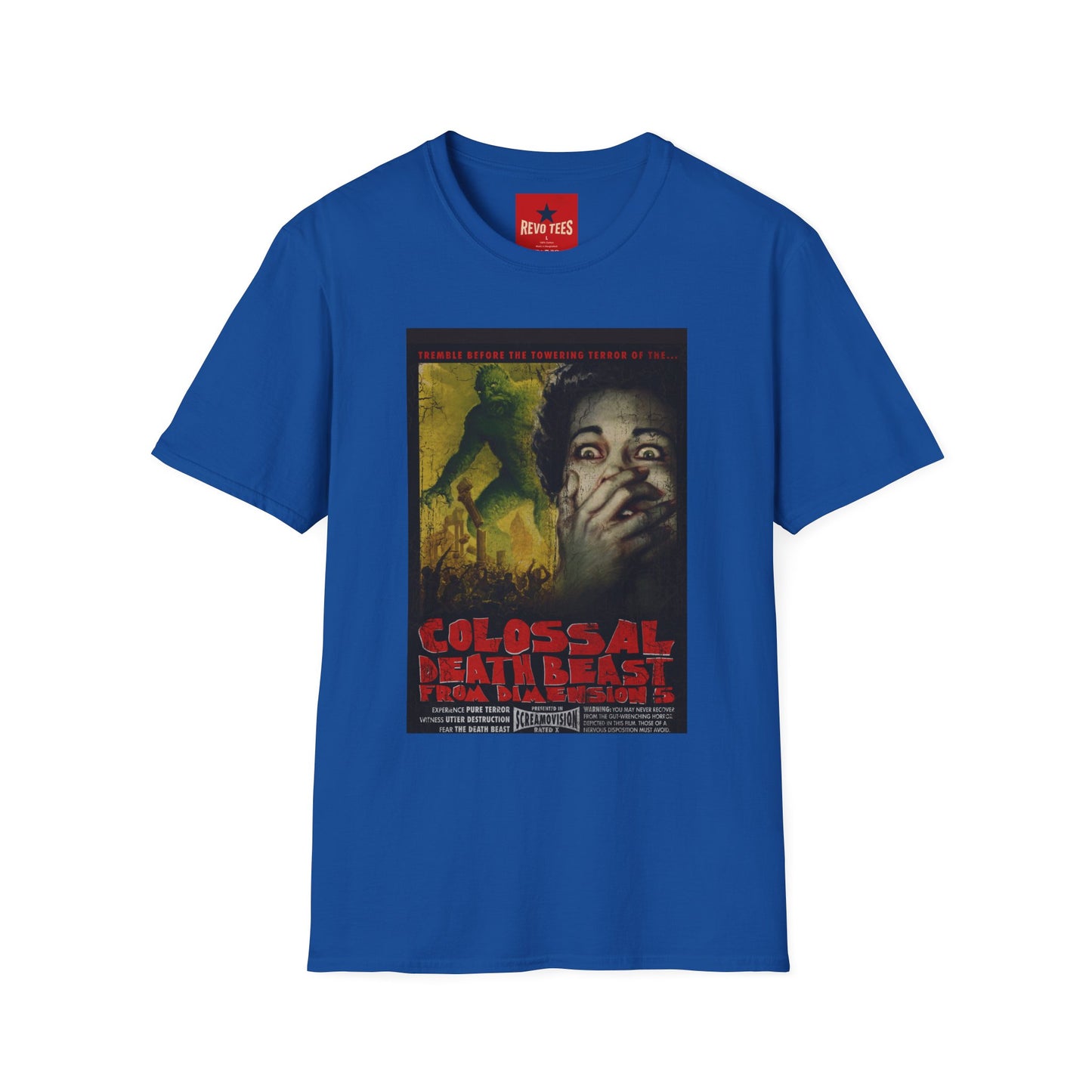 Horror Movie Poster T-Shirt — 'Colossal Man-Eater' Retro Sci‑Fi Graphic Tee