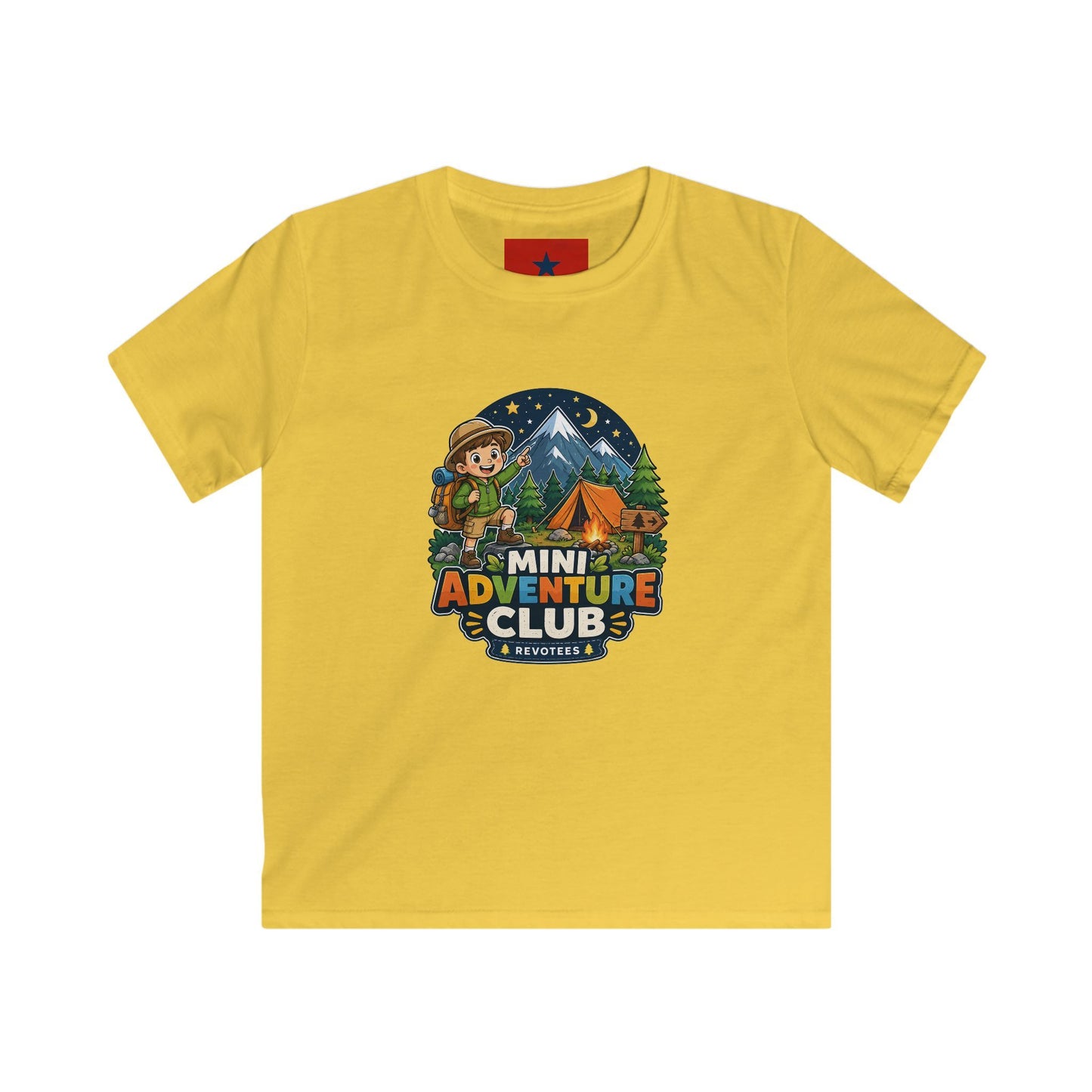 Kids Adventure Club T-Shirt — Mini Explorer Camping Tee