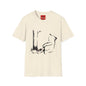 Bear & Tree Minimalist Graphic T-Shirt