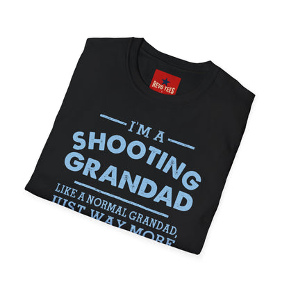 Shooting Grandad T‑Shirt — “I’m a Shooting Grandad” Funny Grandpa Gift