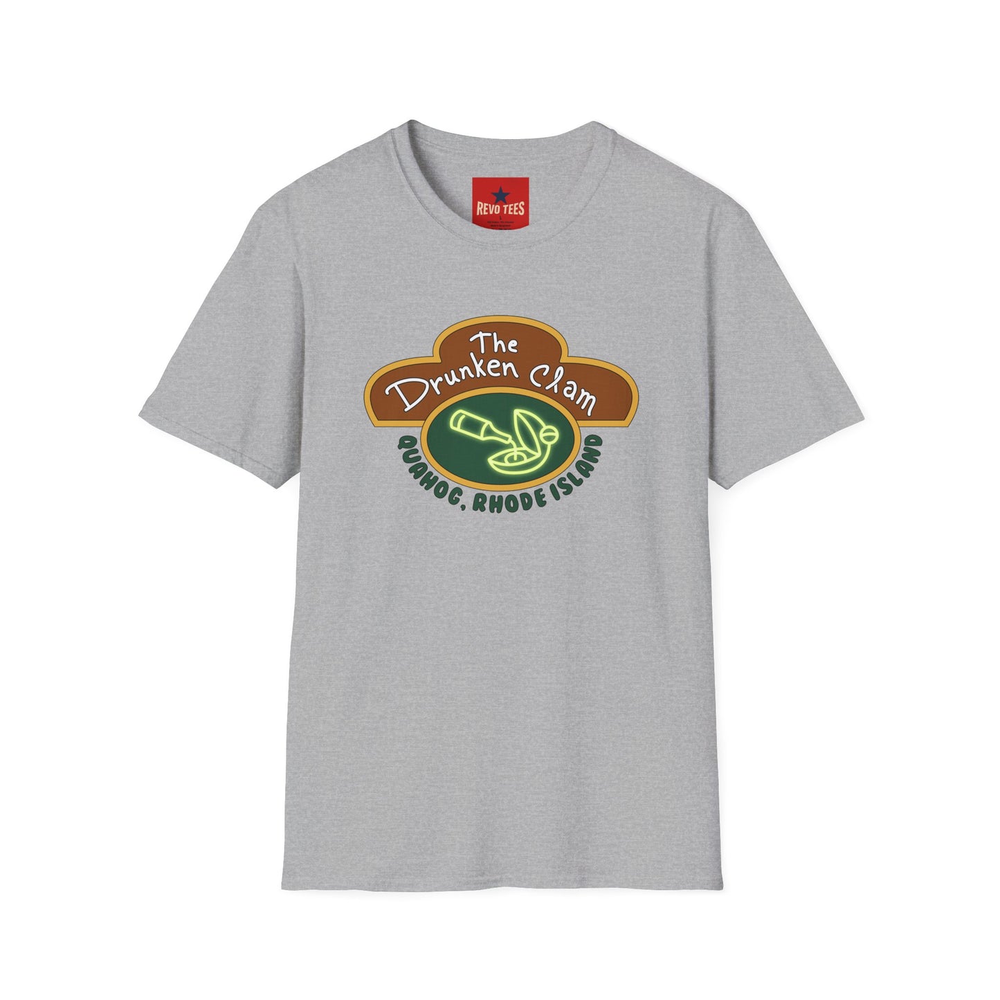 The Drunken Clam Quahog, Rhode Island T-Shirt