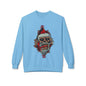 Skull Santa Crewneck Sweatshirt — Horror Christmas Graphic