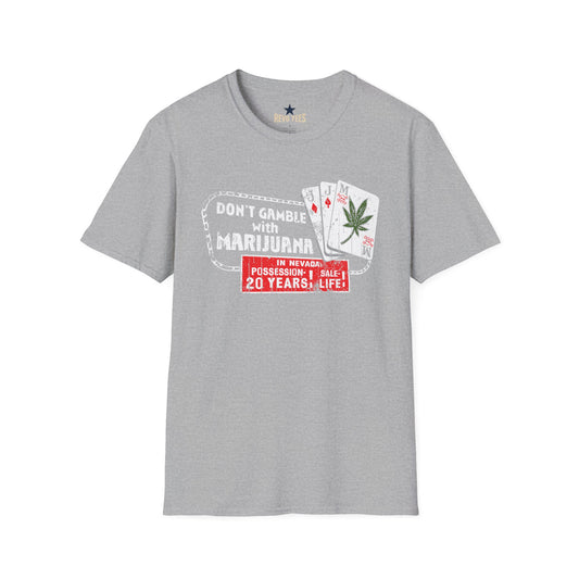 Revotees Dont Gamble Unisex Softstyle T-Shirt - alternate view 2