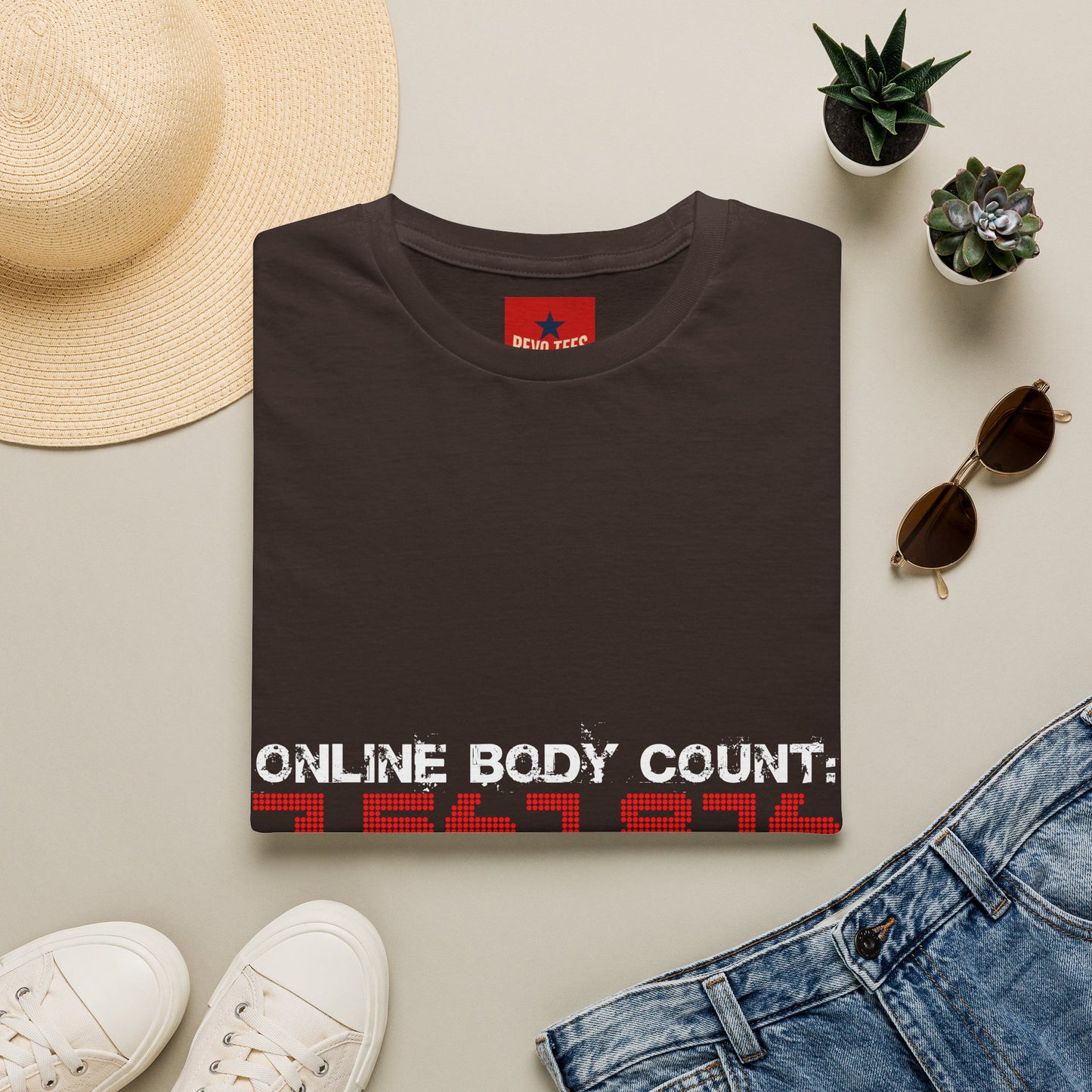 Online Body Count - Unisex Softstyle T-Shirt