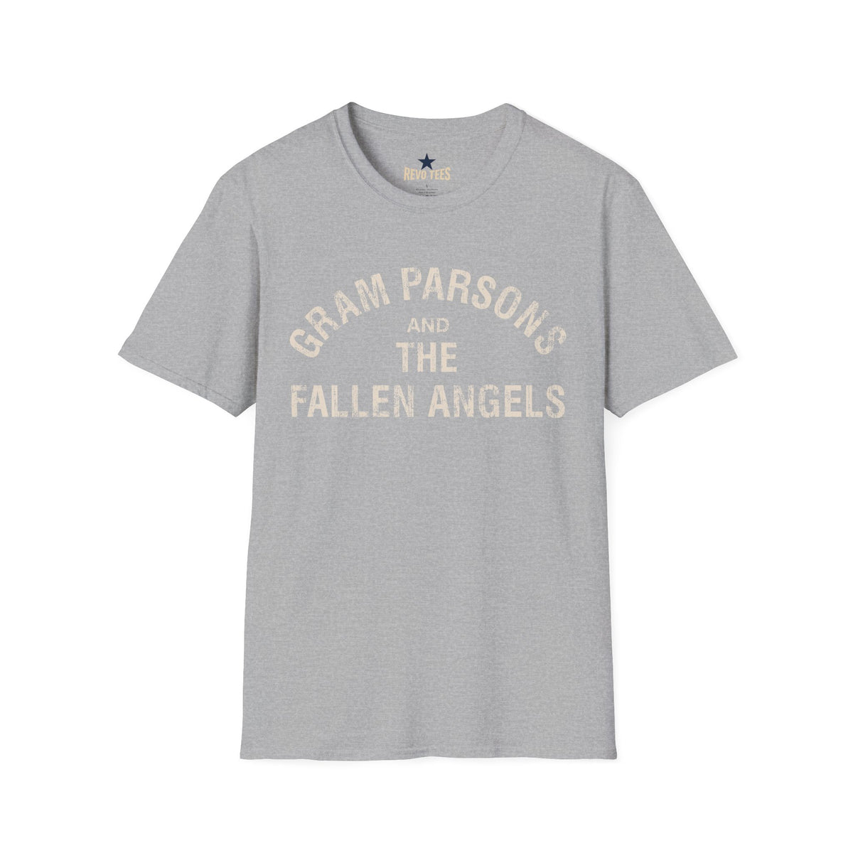 Revotees Gram Parsons Unisex Softstyle T-Shirt - alternate view 3