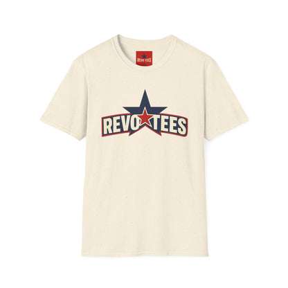 RevoTees Star Logo T-Shirt — Retro Patriotic Graphic Tee