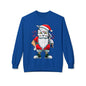 Santa Skull — Edgy Christmas Graphic Crewneck Sweatshirt