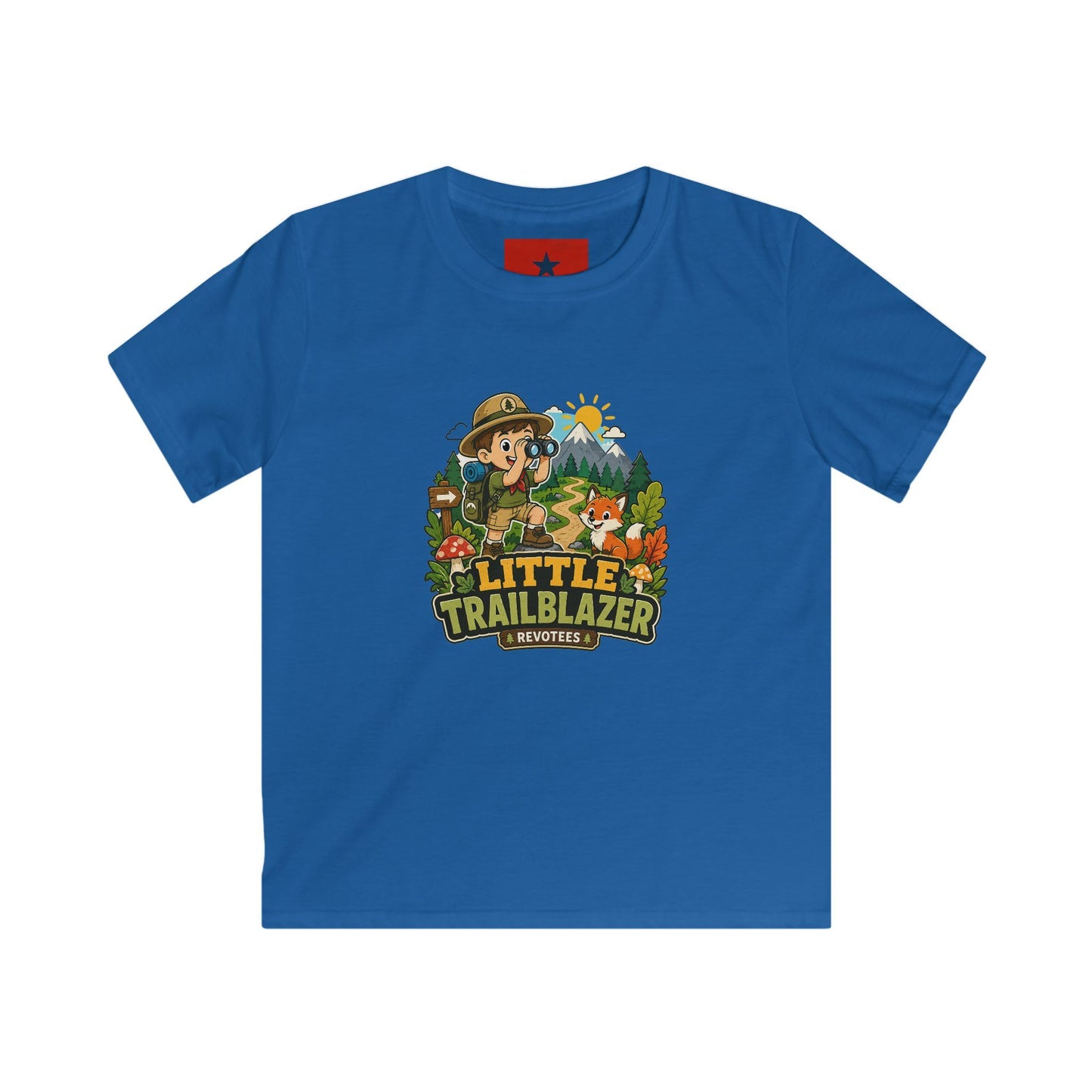 Little Trailblazer Kids Tee – Adventure Camping Graphic Shirt