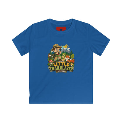 Little Trailblazer Kids Tee – Adventure Camping Graphic Shirt