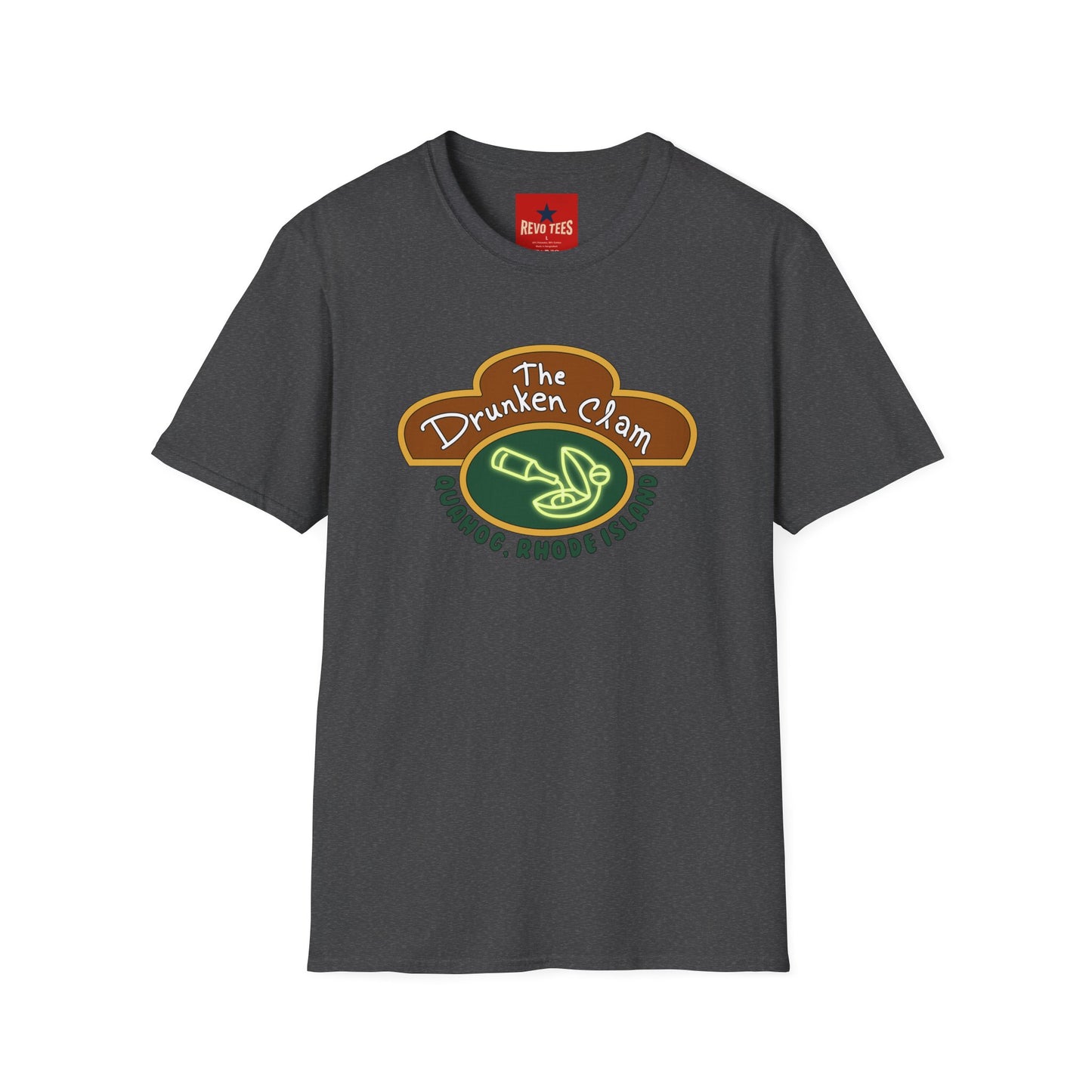 The Drunken Clam Quahog, Rhode Island T-Shirt