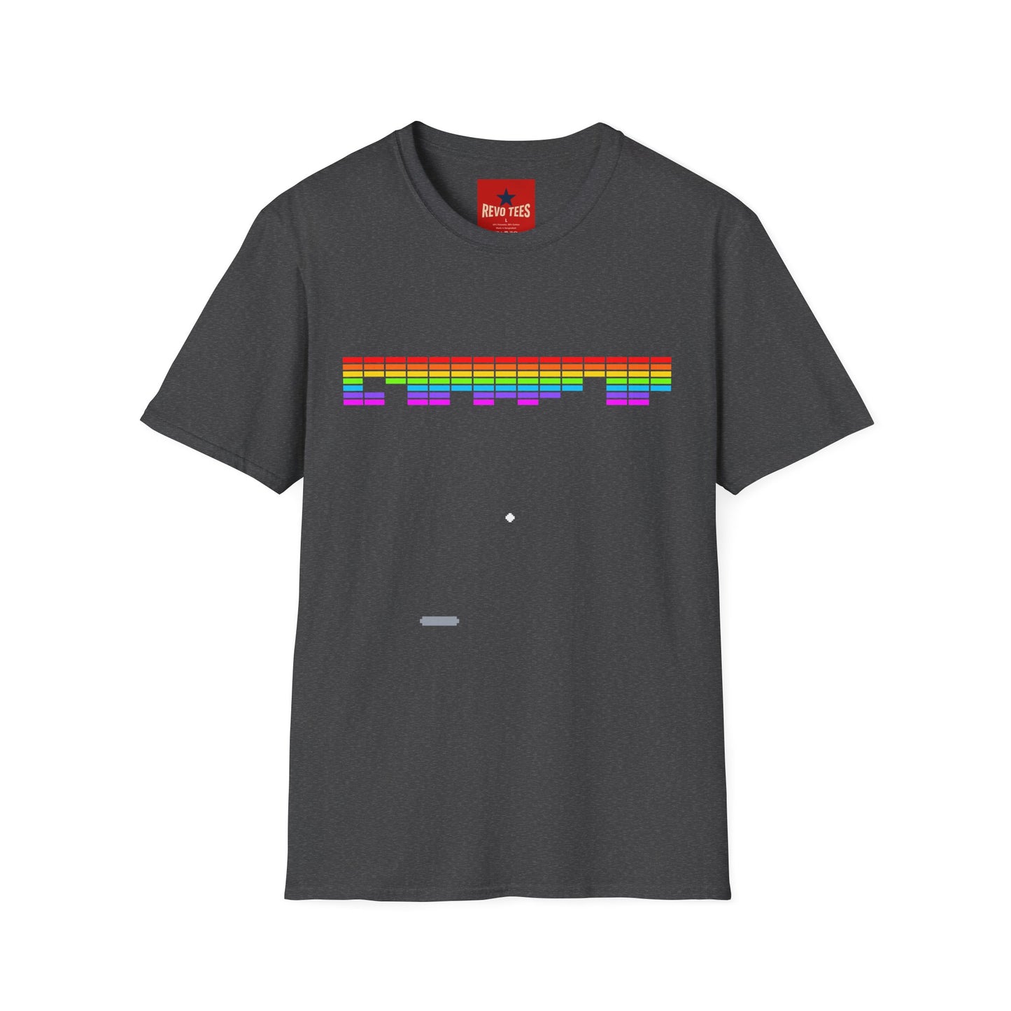 Rainbow Equalizer T-Shirt — Retro Audio Bars Pride Tee