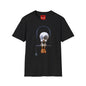 Banky Vintage Bird on Swing T-Shirt — Whimsical Retro Chick Graphic Tee