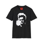 Retro Icon Portrait T-Shirt — High-Contrast Celebrity Silhouette Tee