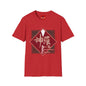 Japanese Kanji Graphic T-Shirt — Vintage Red Diamond "神羅" Streetwear
