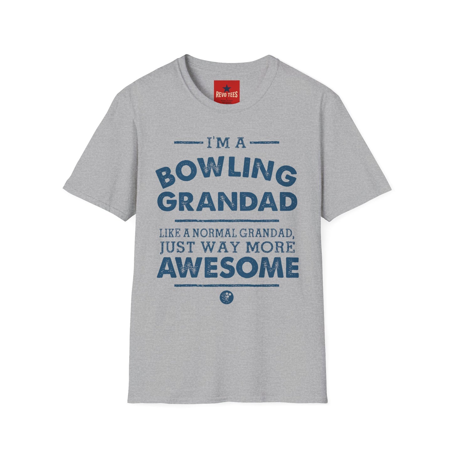 Bowling Grandad T-Shirt — "I'm a Bowling Grandad" Retro Dad Gift