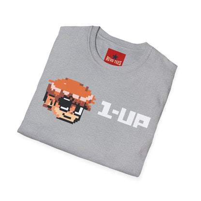 Retro Pixel Gamer T-Shirt — "1-UP" Video Game Tee