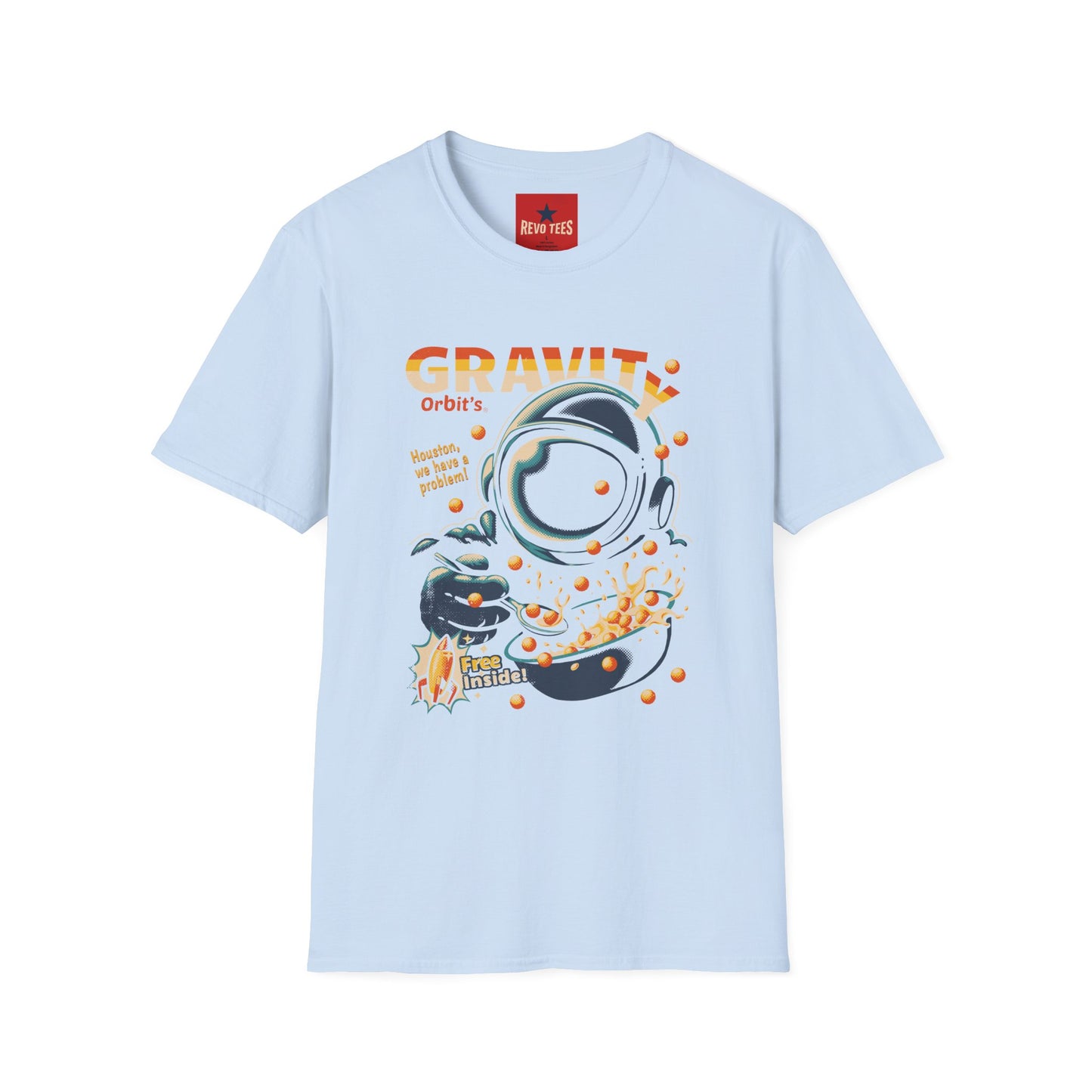 Gravity Orbit Astronaut T-Shirt — Retro Space Graphic Tee