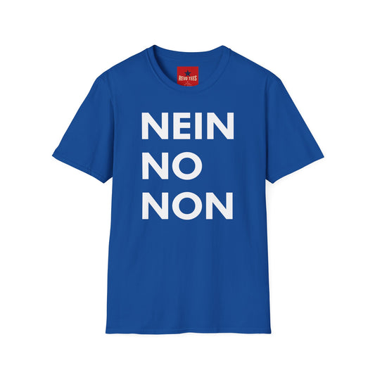 Nein / No Graphic T‑Shirt — Bold Bilingual Statement Tee