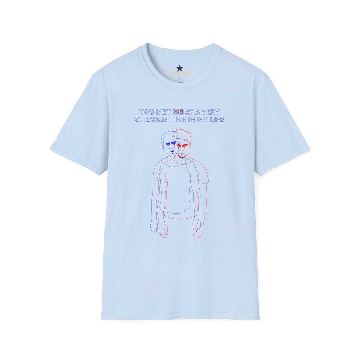 Revotees Vintage Doppelganger You Met Me at a Very Strange Time in My Life Graphic T-Shirt - alternate view 4
