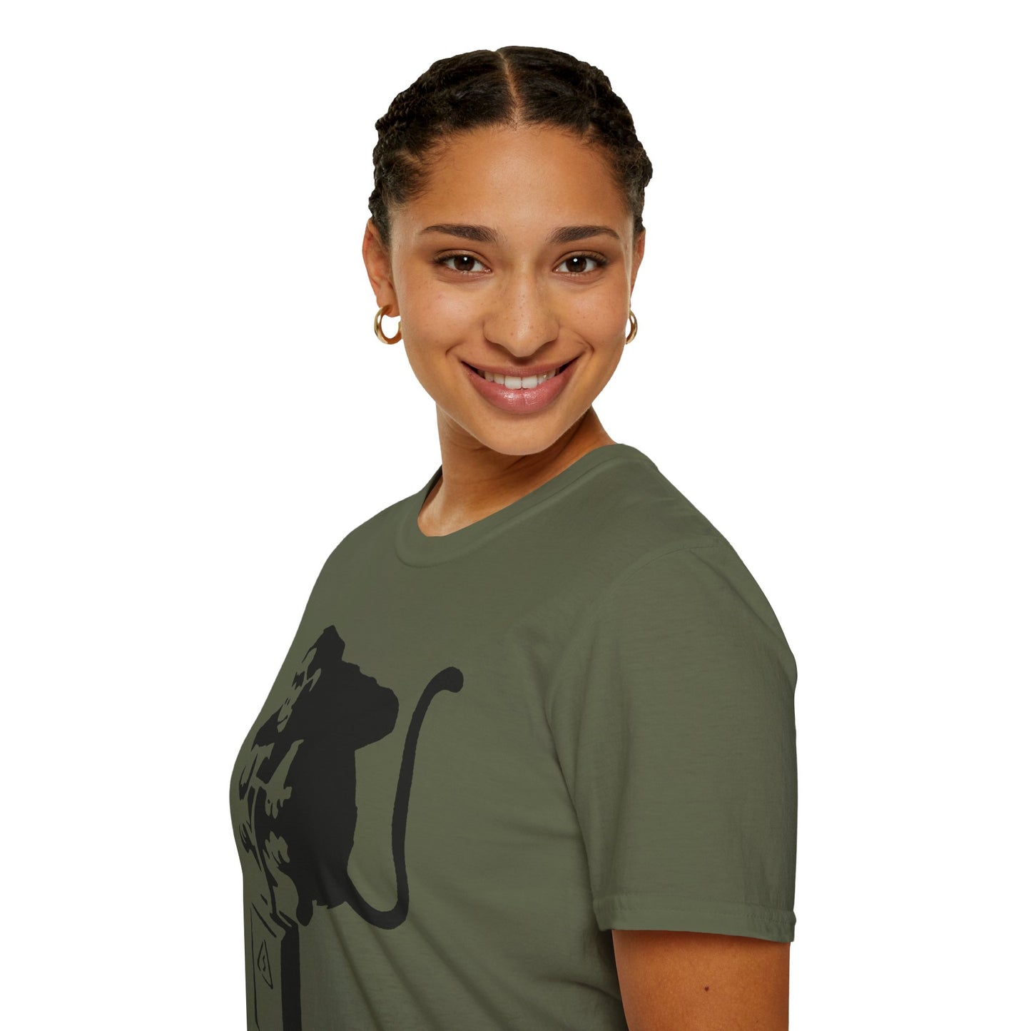 Banksy-Style Monkey On Bomb T-Shirt — Street Art Graphic Tee