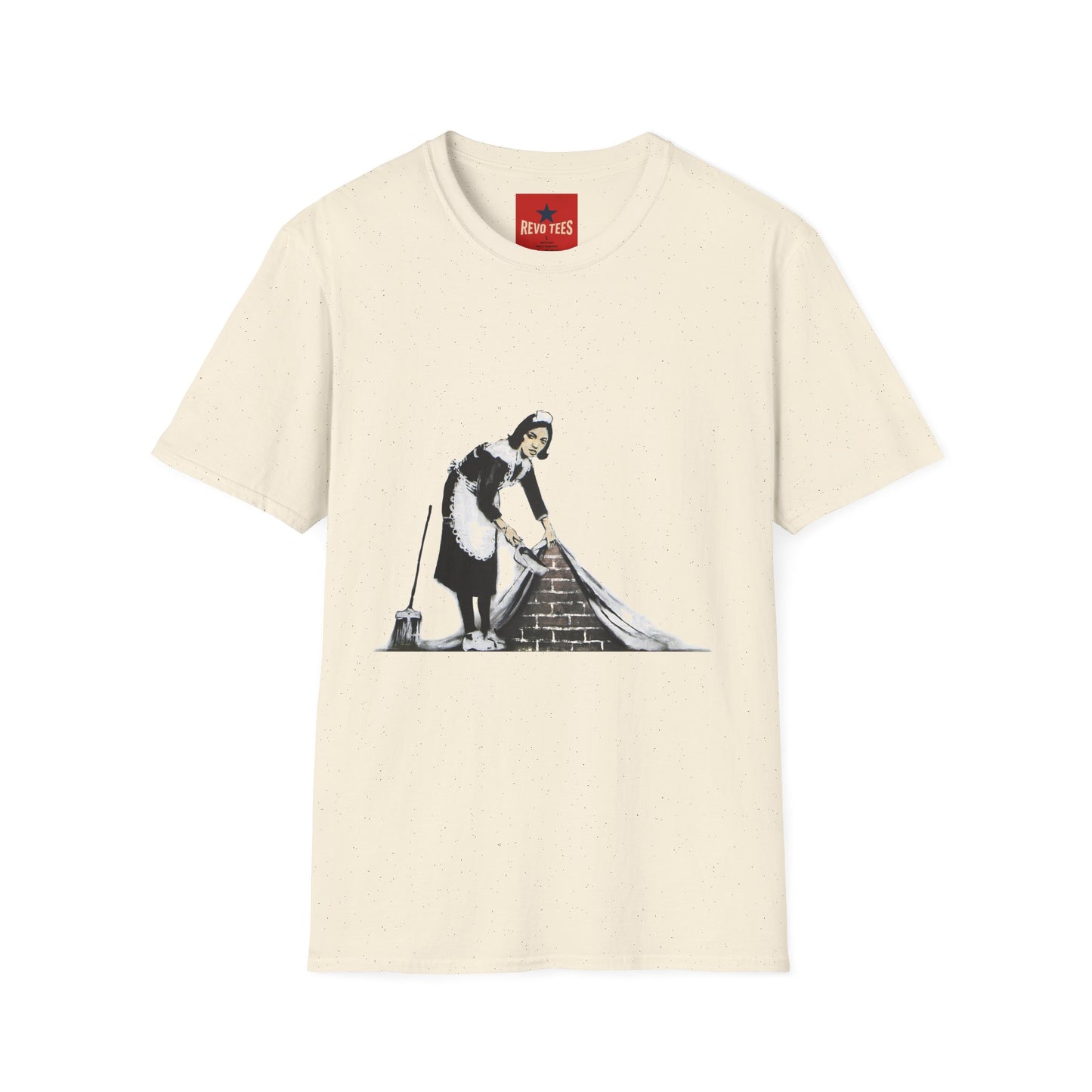 Banksy's Maid Street Art T-Shirt — Banksy-Inspired Housecleaning Graphic Tee