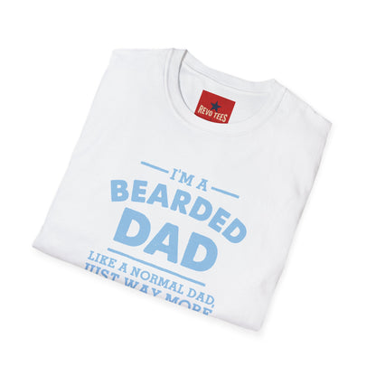 Bearded Dad T‑Shirt — "I'm a Bearded Dad" Funny Father's Day Tee