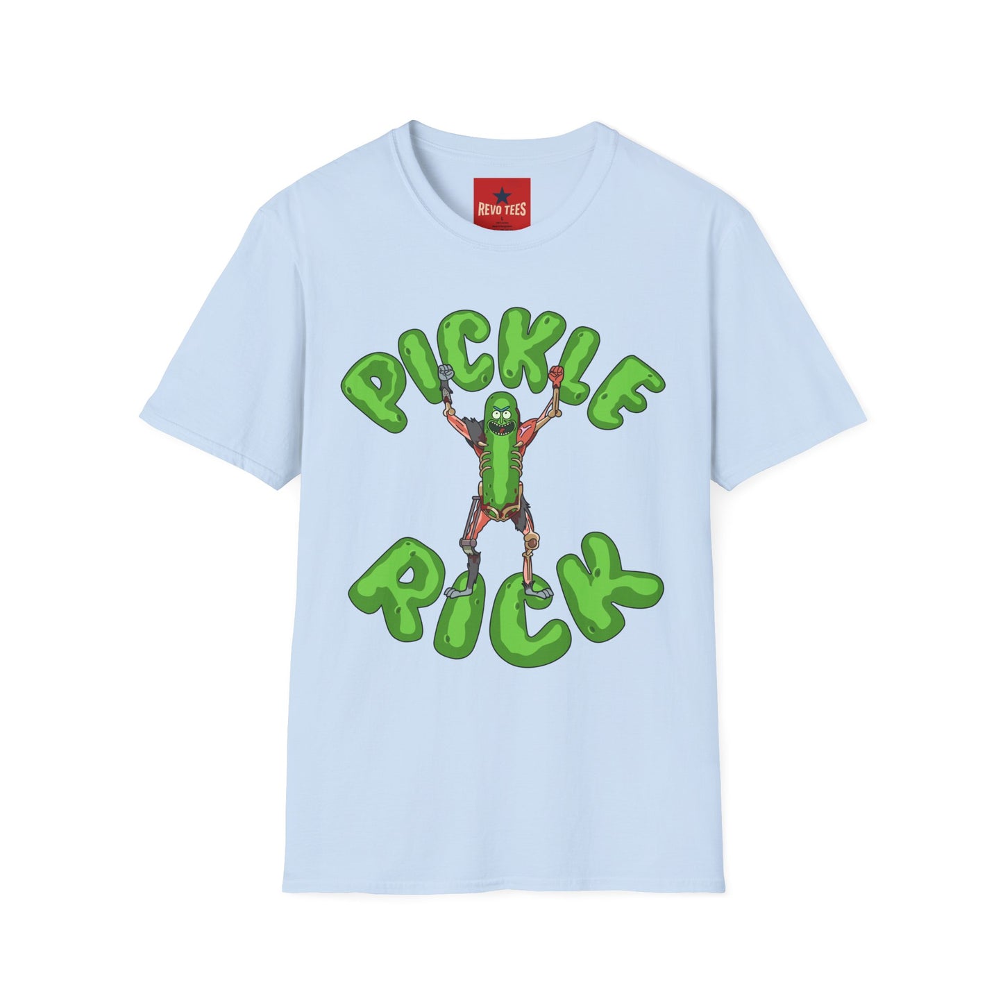 Pickle Rick T-Shirt — Funny Cartoon Pickle Character Tee for Fans & Gifts