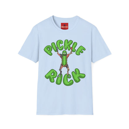 Pickle Rick T-Shirt — Funny Cartoon Pickle Character Tee for Fans & Gifts