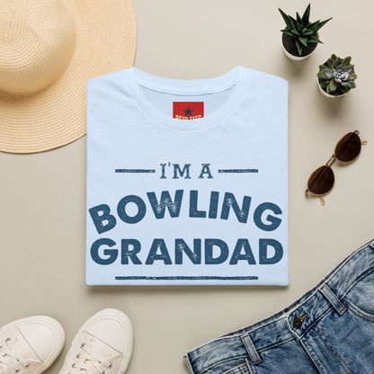 Bowling Grandad T-Shirt — "I'm a Bowling Grandad" Retro Dad Gift