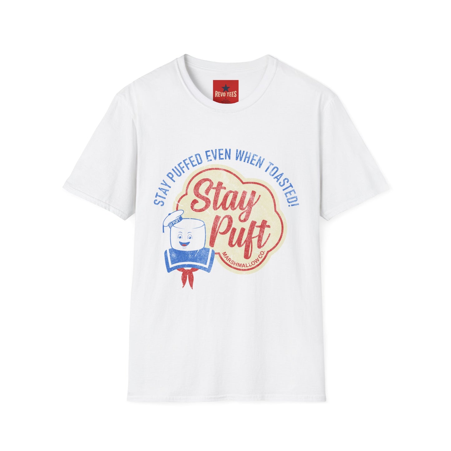 Stay Puft Retro Graphic T-Shirt — "Stay Puffed Even When Toasted"