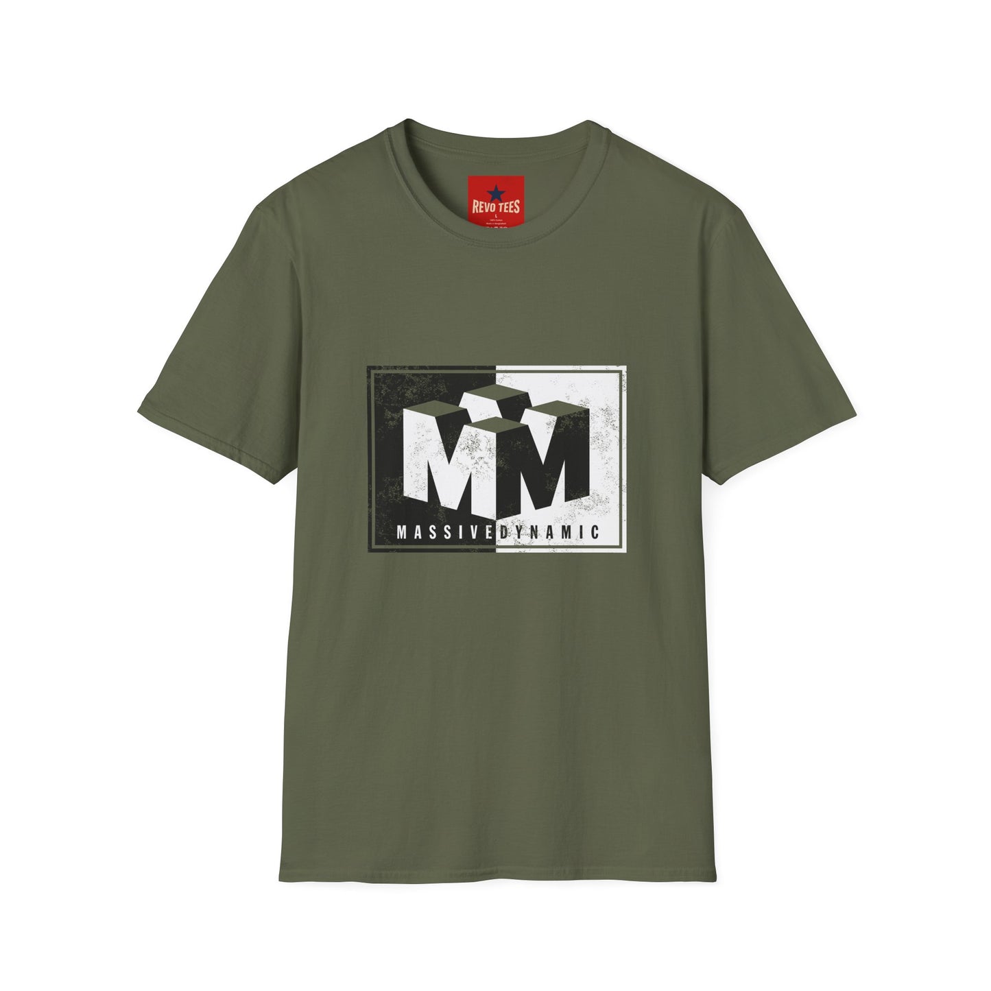 Massive Dynamic Logo T-Shirt — Distressed Graphic Tee