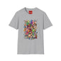 Retro Cartoon Characters Collage T-Shirt