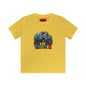 Kids Tee — "Lil' Trucker" Monster Truck Kids T-Shirt | Cute Off-Road Cartoon Top