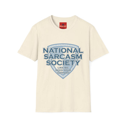 National Sarcasm Society - Unisex Softstyle T-Shirt