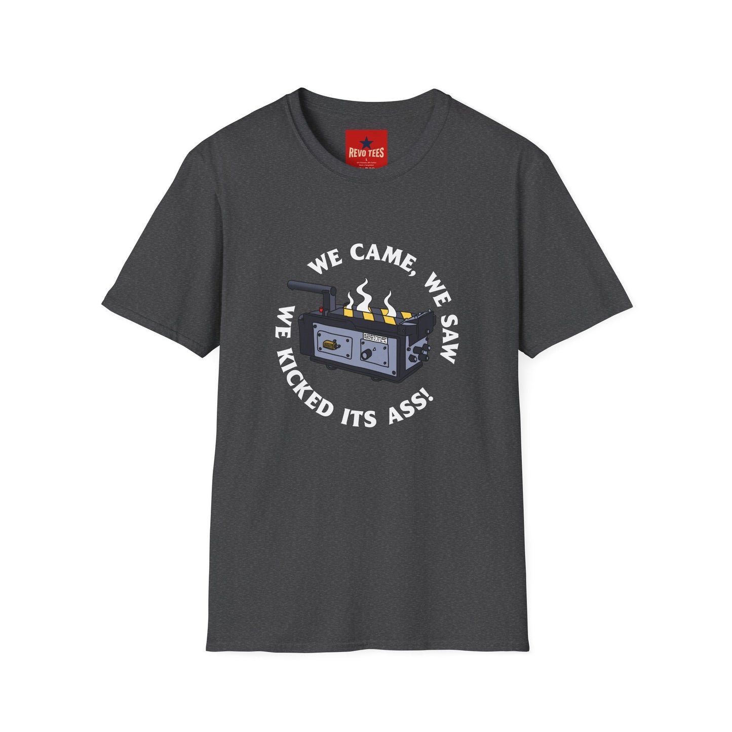 T‑Shirt — “We Came, We Saw, We Kicked Its Ass” Grill/BBQ Crew Tee