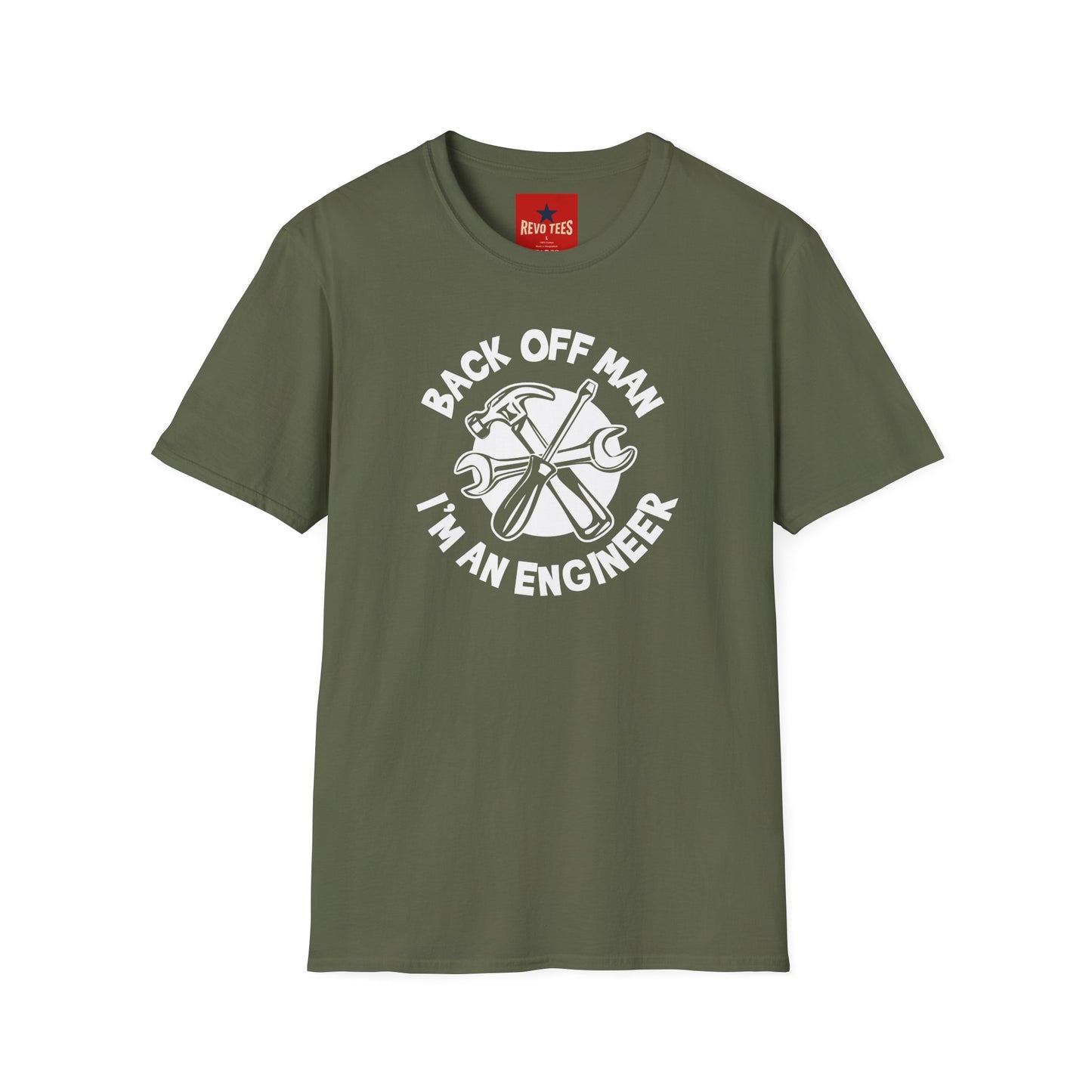 Engineer T-Shirt — "Back Off Man I'm An Engineer" Mechanical Tools Tee