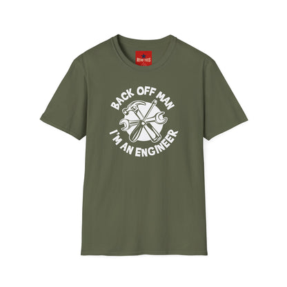 Engineer T-Shirt — "Back Off Man I'm An Engineer" Mechanical Tools Tee