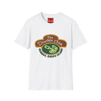 T-Shirt — The Drunken Clam Providence RI Vintage Neon Bar Logo