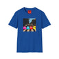 Pac‑City Arcade T‑Shirt — Retro Pixel Ghosts Crossing Graphic Tee