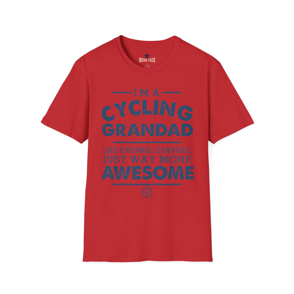 Revotees Cycling Grandad Im a Cycling Grandad Funny Gift for Grandpa T-Shirt - alternate view 8