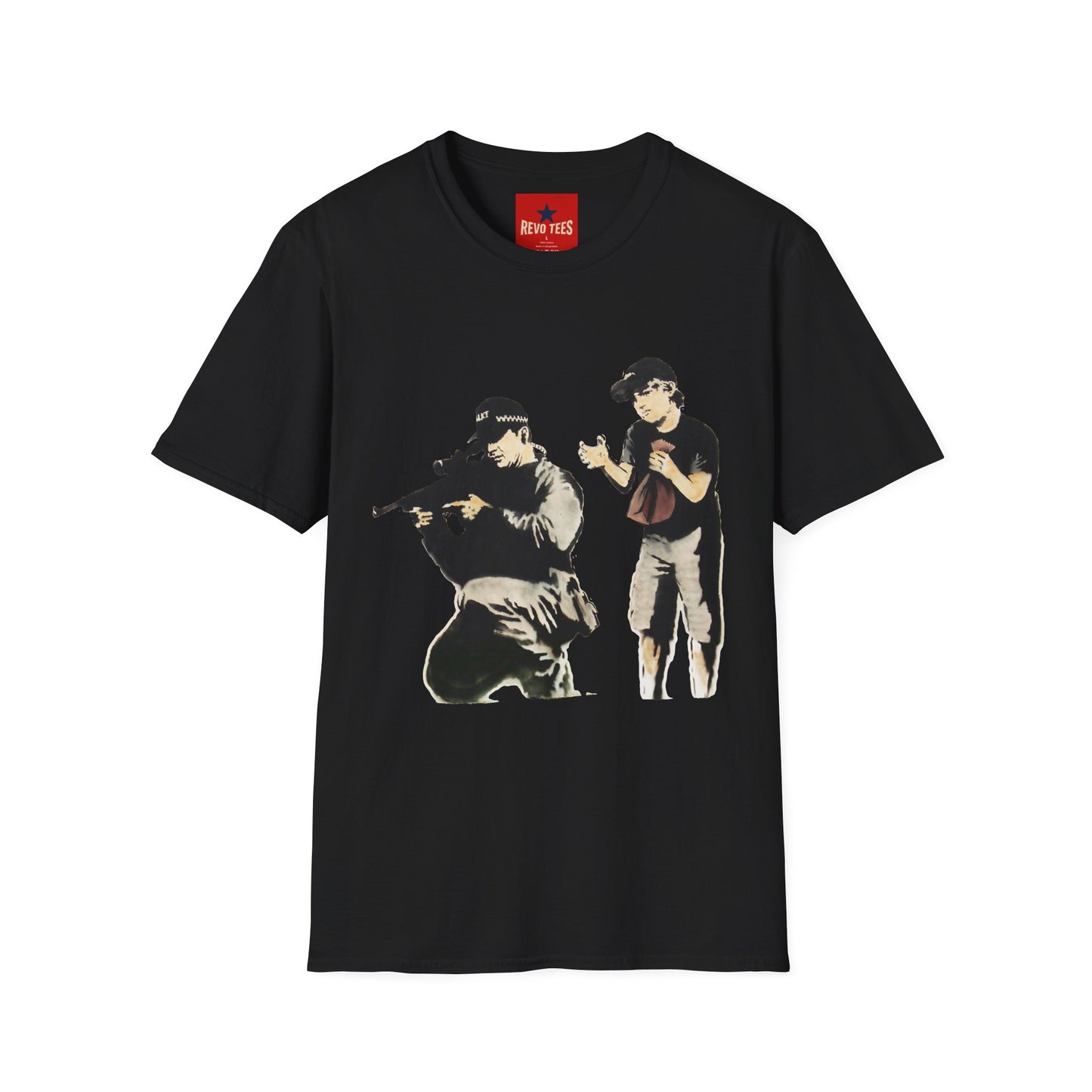 Banksy Sniper Graphic T-Shirt