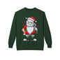 Santa Skull — Edgy Christmas Graphic Crewneck Sweatshirt