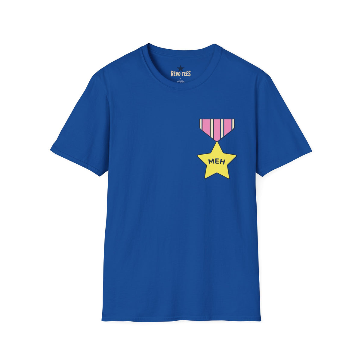 Revotees Meh Medal Graphic Funny Casual Award Shirt T-Shirt - alternate view 9