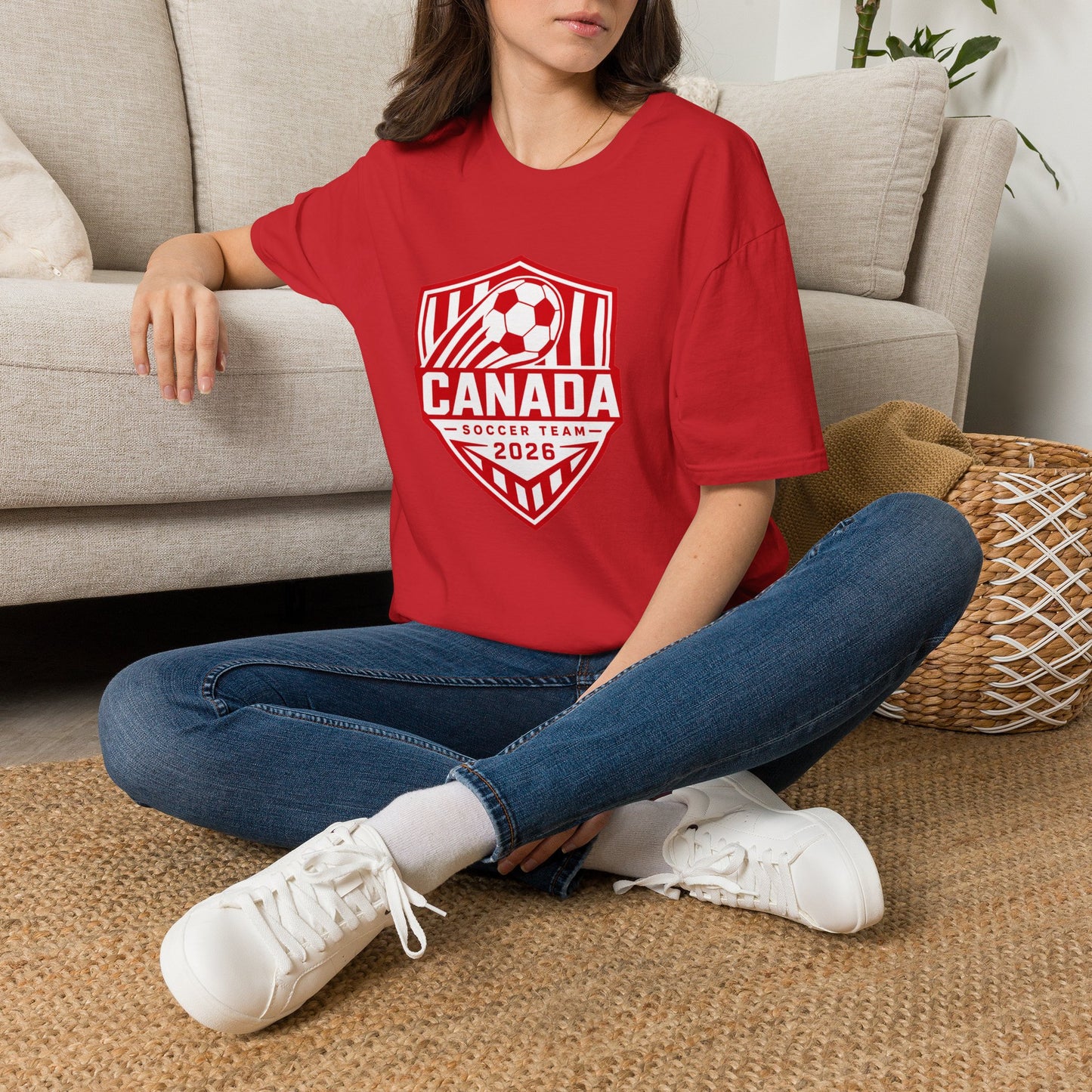 World Cup 2026 - Canada Soccer Team T‑Shirt — 2026 Crest Tee
